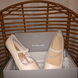 Everlane cream ballet flats size 11